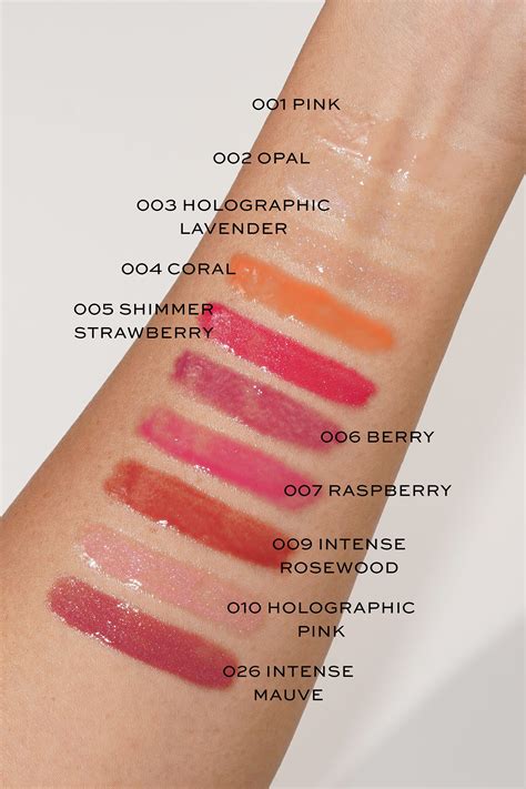 lip glow dior 20|dior lip gloss color chart.